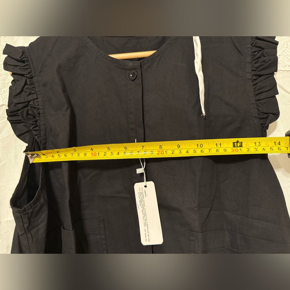 Universal Thread Black Ruffled Blouse - image 7